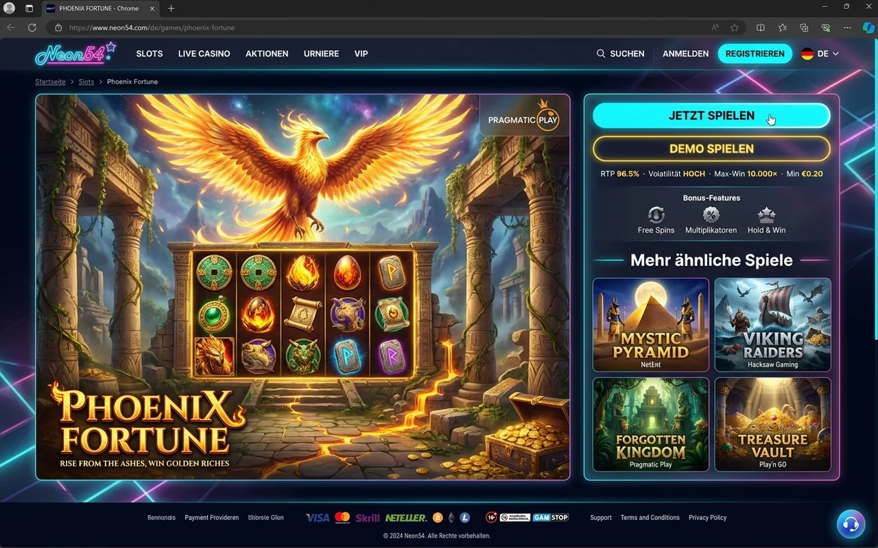 Slot-Spotlight: Ein konkretes Beispiel – Neon54
